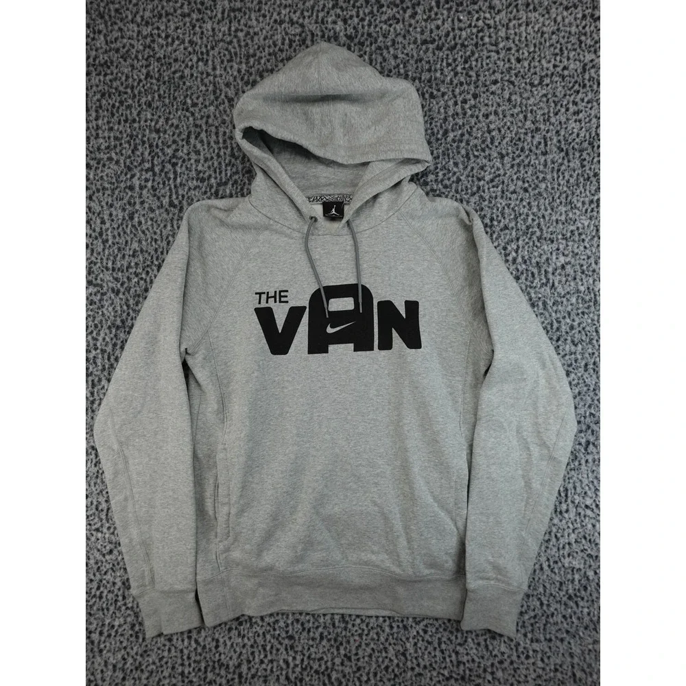 Jordan Hoodie Men Medium‎ Gray The Van Graphic Pullover 895832-063